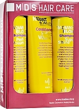 Shining Blonde Set - Mades Cosmetics (shm/2x250 ml + cond/250 ml) — photo N2