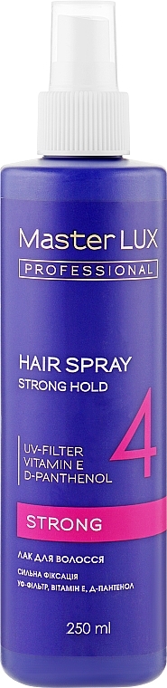 Strong Hold Hair Spray - Master LUX Professional Strong Hair Spray — photo N1