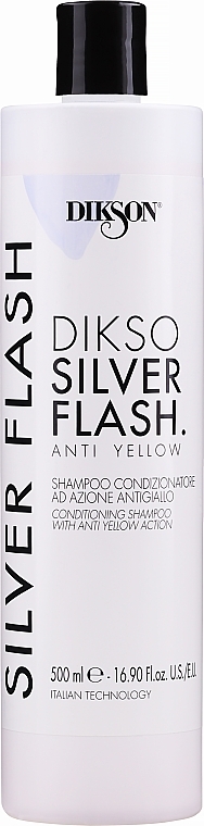 Anti-Yellow Shampoo - Dikson Tec Silver Flash Shampooing — photo N1