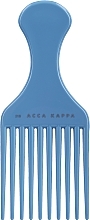 Comb 219, blue - Acca Kappa Pettine Afro Basic — photo N1