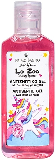 Hand Sanitizer 'Dancing Unicorn' - Primo Bagno Lo Zoo Antiseptic Gel — photo N1
