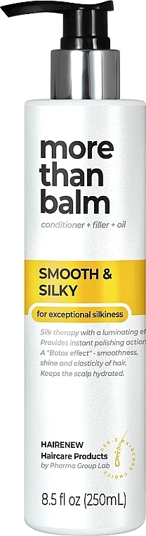 Laminating Ultra-Silk Conditioner - Hairenew Smooth & Silky Balm Hair — photo N1