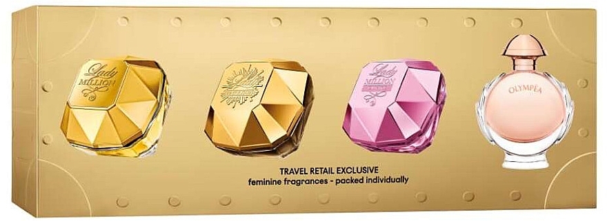 Paco Robanne Feminine Mini Travel Set - Set (edp/5ml/x3 + edp/6ml) — photo N1