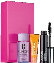 Fragrances, Perfumes, Cosmetics Set - Clinique Bright All Night Set (mascara/9ml + remover/30ml + cr/7ml)