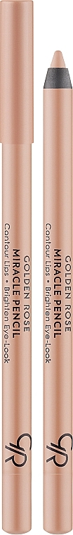 Eye & Lip Pencil - Golden Rose Miracle Pencil Contour Lips Brighten Eye-Look — photo N1