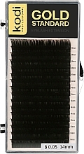 Fragrances, Perfumes, Cosmetics Gold Standard B 0.05 False Eyelashes (16 rows: 14 mm) - Kodi Professional