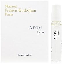 Fragrances, Perfumes, Cosmetics Maison Francis Kurkdjian Apom Pour Femme - Eau de Parfum (sample)