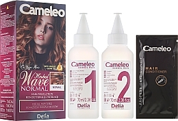 Fragrances, Perfumes, Cosmetics Perm for All Hair Types - Delia Cameleo Herbal Wave