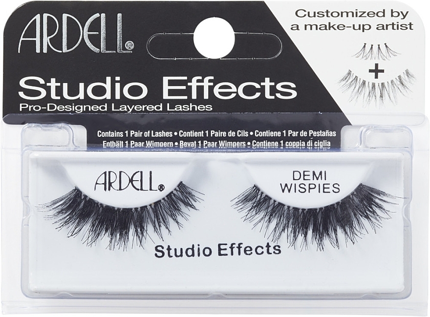 False Lashes - Ardell Studio Effect Demi Wispies — photo N2