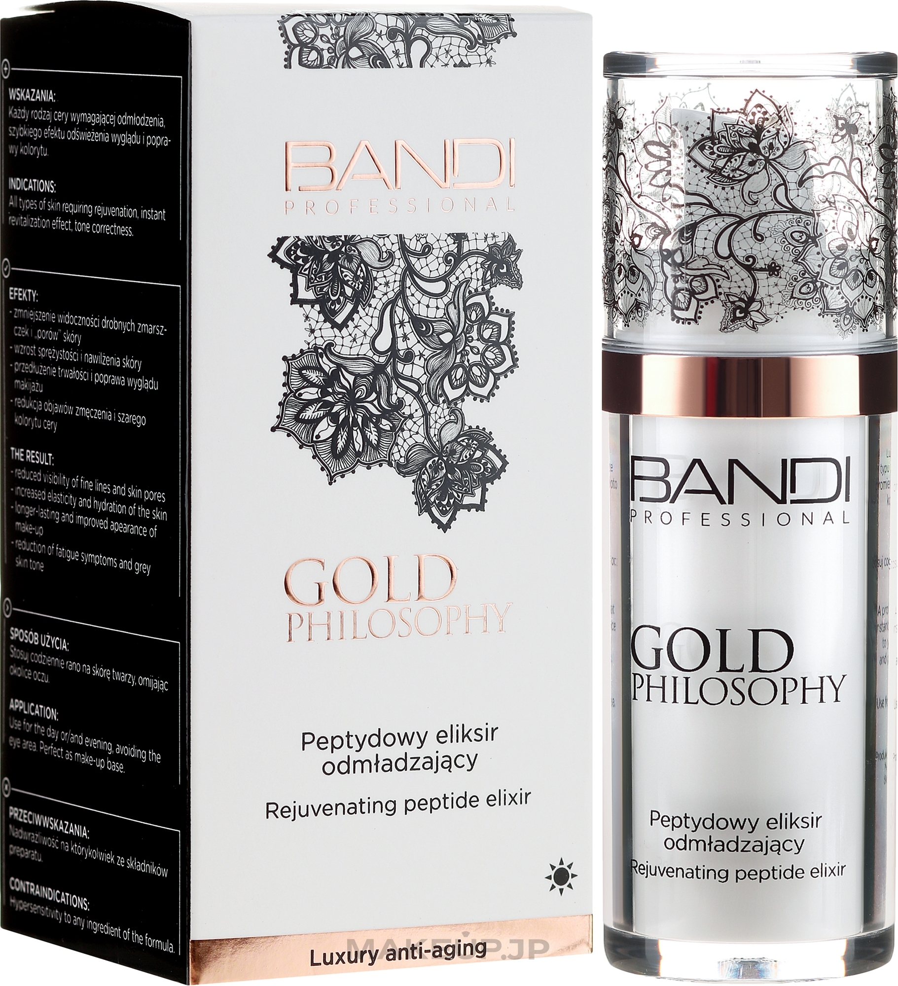 Rejuvenating Peptide Elixir - Bandi Professional Gold Philosophy Rejuvenating Peptide Elixir — photo 30 ml