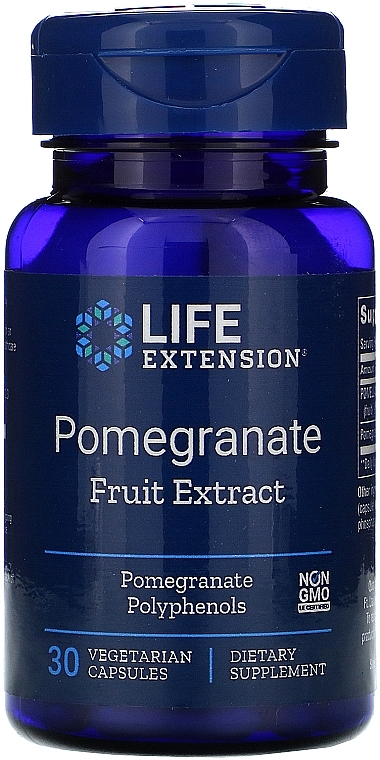 Dietary Supplement "Pomegranate Fruit Extract" - Life Extension Pomegranate Fruit Extract — photo N1