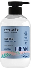 Fragrances, Perfumes, Cosmetics Hair Balm for All Hair Types ‘Coconut & Mulberries’ - Ecolatier Urban Hair Balm