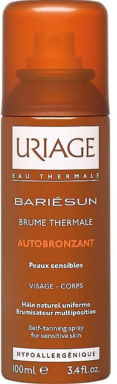 Self-Tanning Mist for Face and Body - Uriage Bariésun Self-Tanning Thermal Mist — photo N1