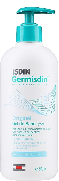 Antiseptic Shower Gel - Isdin Germisdin Antiseptic Soap-Free Shower Gel — photo N1