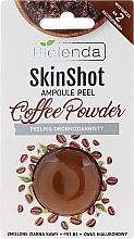 Fragrances, Perfumes, Cosmetics Fine-Grained Face Scrub "Coffee" - Bielenda Skin Shot COffee Powder