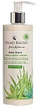 Fragrances, Perfumes, Cosmetics Hand & Body Cream 'Aloe Vera' - Primo Bagno Aloe Vera Hand & Body Cream