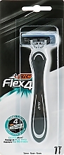 Flex 4 Shaving Razor, 1pcs - Bic — photo N1