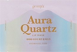 Moisturizing Hydrogel Lip Mask with Pearl Extract - Petitfee & Koelf Aura Quartz Lip Mask Hydrogel Type — photo N1