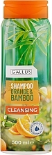 Fragrances, Perfumes, Cosmetics Orange & Bamboo Shampoo - Gallus Orange&Bamboo Shampoo