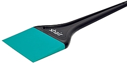 Wide Silicone Hair Brush, turquoise - Xhair — photo N2