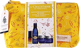 Fragrances, Perfumes, Cosmetics Set - L'Occitane Immortelle Precious Christmas Set (f/cr/8ml + serum/5ml + eye/balm/4ml + water/30ml+ bag)