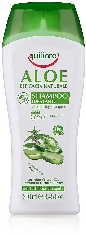 Moisturizing Shampoo "Aloe Vera" - Equilibra  — photo N3