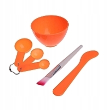 Fragrances, Perfumes, Cosmetics Mask Set, orange - Deni Carte