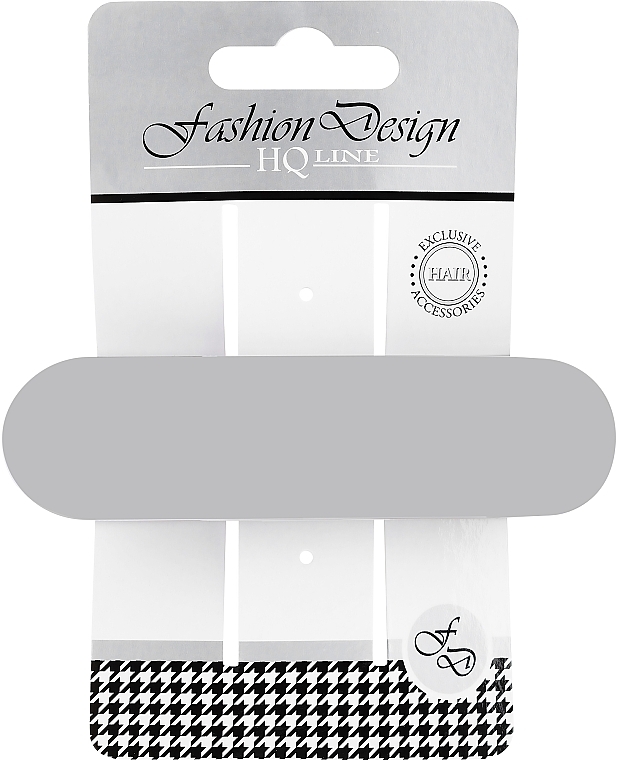 Fashion Design Hair Clip, 28403, grey - Top Choice Fashion Design HQ Line — photo N1