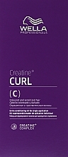 Perm Set for Colored & Sensitive Hair - Wella Professionals Creatine+ Curl (h/lot/75ml + h/neutr/100ml + treatm/30ml) — photo N3