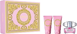 Fragrances, Perfumes, Cosmetics Versace Bright Crystal - Set (edt/50ml + b/l/50ml + sh/gel/50ml)