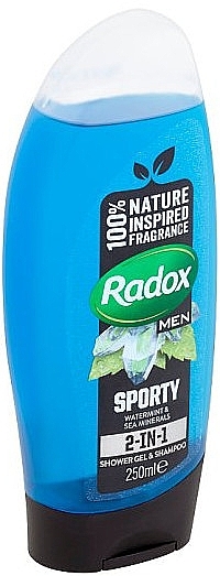 Shampoo-Shower Gel 2in1 - Radox Men Feel Sporty 2in1 Shower Gel — photo N2