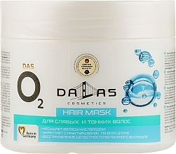 Fragrances, Perfumes, Cosmetics Weak & Thin Hair Mask - Dalas Cosmetics DAS O2 Hair Mask