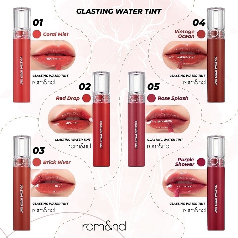 Lip Tint - Rom&nd Glasting Water Tint — photo N4