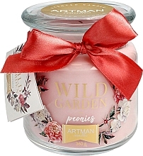 Fragrances, Perfumes, Cosmetics Scented Candle, 10x11 cm., 360g - Artman Wild Garden