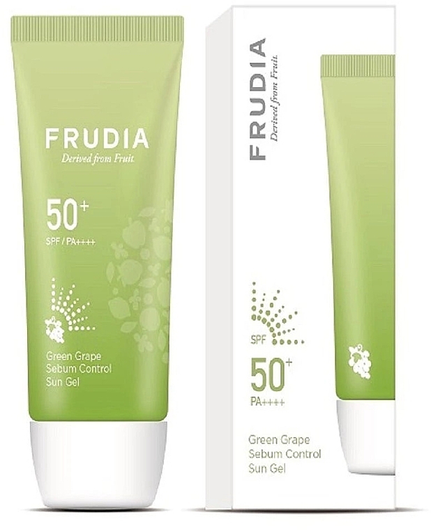 Sunscreen Gel - Frudia Green Grape Sebum Control Cooling Sun Gel SPF50+PA ++++ — photo N1