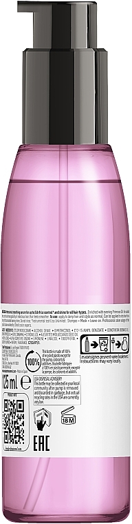 Smoothing Heat Protective for Unruly Hair - L'Oreal Professionnel Liss Unlimited Blow-Dry Oil — photo N2