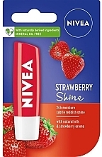 Fragrances, Perfumes, Cosmetics Strawberry Lip Balm - Nivea Strawberry Shine