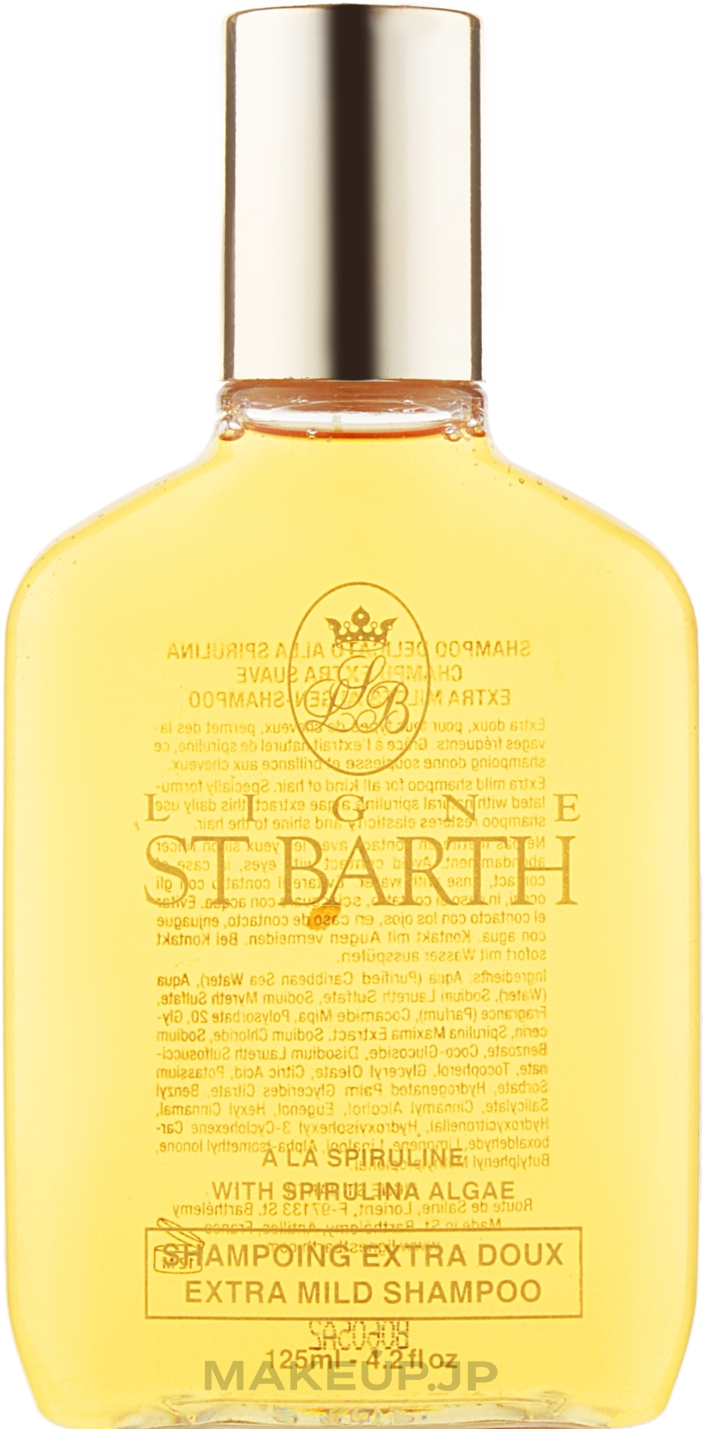 Extra Gentle Algae Shampoo - Ligne St Barth Extra Mild Shampoo With Spirulina Algae — photo 125 ml