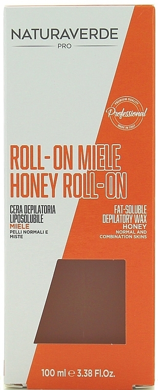 Depilatory Wax - Naturaverde Pro Honey Roll-On Fat Soluble Depilatory Wax — photo N2