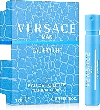 Fragrances, Perfumes, Cosmetics Versace Man Eau Fraiche - Eau de Toilette (sample)