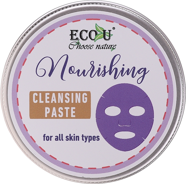 Cleansing Face Paste - ECO U Nourishing Cleansing Paste For All Skin Types — photo N1