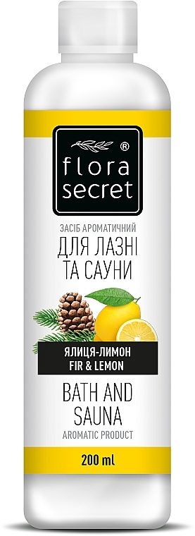 Bath & Sauna Aromatic Product 'Fir & Lemon' - Flora Secret Sauna&Bath — photo N1