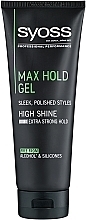 Fragrances, Perfumes, Cosmetics Maximum Strong Hold Hair Gel - Syoss Max Hold