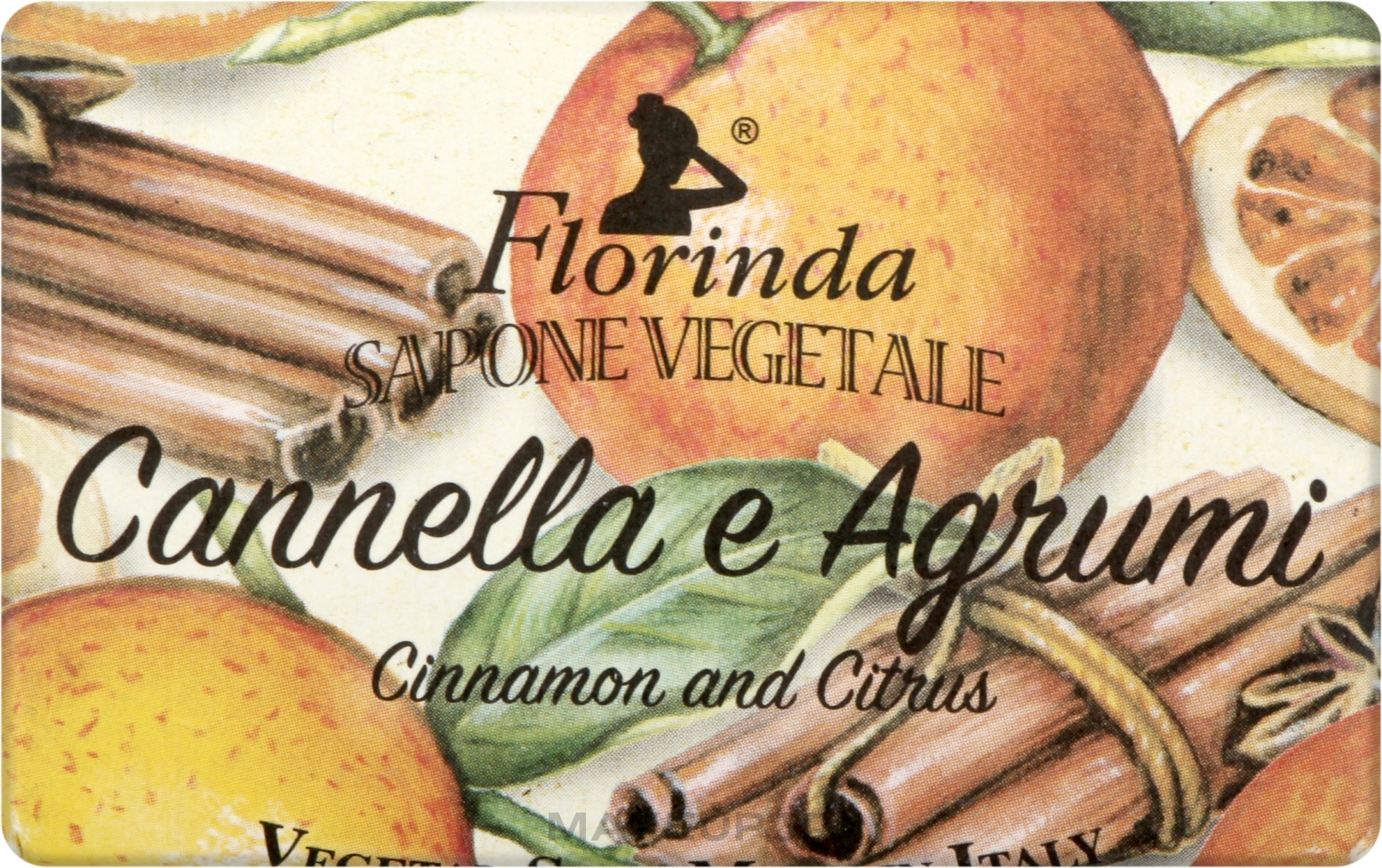 Cinnamon & Citrus Soap - Florinda Christmas Collection Vegetal Soap — photo 100 g