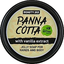 Fragrances, Perfumes, Cosmetics Soap "Panna Cotta" - Beauty Jar Jelly Soap For Hands And Body