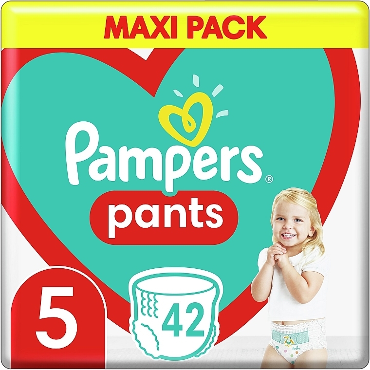 Diaper Pants, size 5, 12-17 kg, 42 pcs - Pampers — photo N4