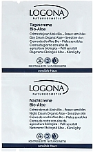 Fragrances, Perfumes, Cosmetics Set - Logona Facial Care Aloe (cr/1.7ml + cr/1.7ml)