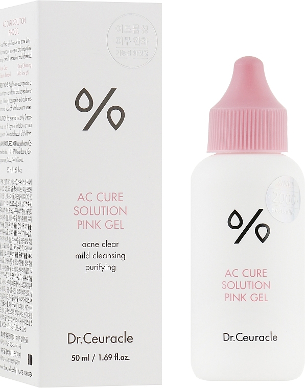 Sebo-Regulating Face Cleansing Gel - Dr.Ceuracle Ac Care Solution Pink Gel — photo N1