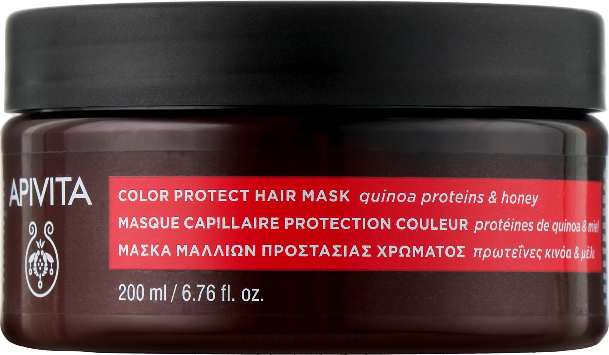 Color Protection Mask with Sunflower & Honey Extract - Apivita Color Protection Hair Mask With Hunflower&Honey — photo 200 ml