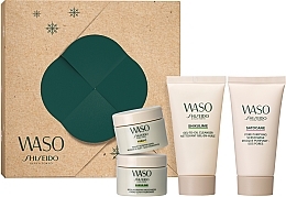 Set - Shiseido Waso Holiday Kit (mask/30ml + gel/30ml + mask/15ml + cr/15ml) — photo N2